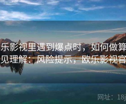 欧乐影视里遇到爆点时，如何做算法偏见理解：风险提示，欧乐影视官方