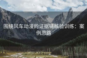 围绕风车动漫的证据链核验训练：案例思路