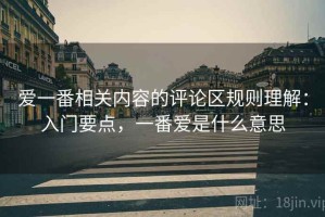 爱一番相关内容的评论区规则理解：入门要点，一番爱是什么意思