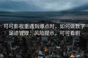 可可影视里遇到爆点时，如何做数字足迹管理：风险提示，可可看剧