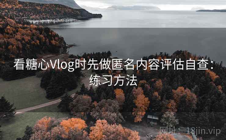看糖心Vlog时先做匿名内容评估自查：练习方法