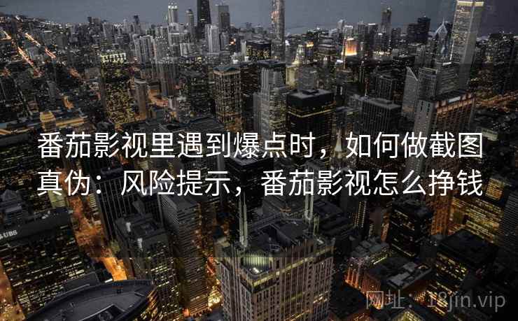 番茄影视里遇到爆点时，如何做截图真伪：风险提示，番茄影视怎么挣钱